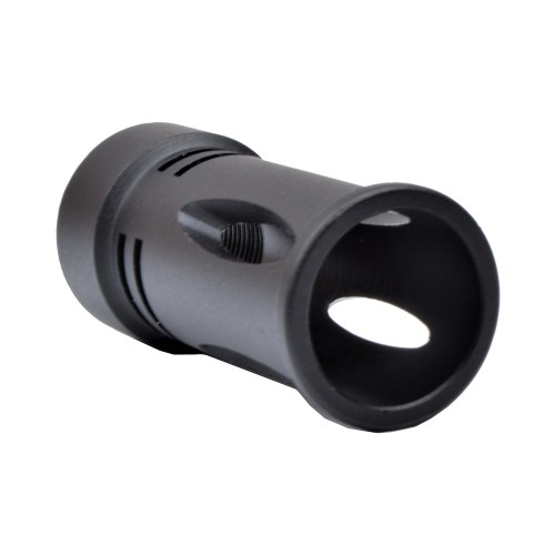 METAL FLASH HIDER 14mm CLOCKCOUNTERWISE THREAD BLACK (SP15)