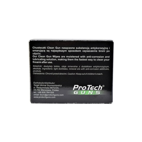 PROTECH GUNS CLEAN GUN 10 SALVIETTE (PR-G27)