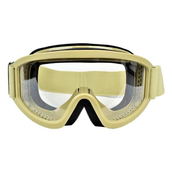 ROYAL PROTECTION GOGGLE TAN WITH 3 LENSES (YH363T) | Jolly Softair