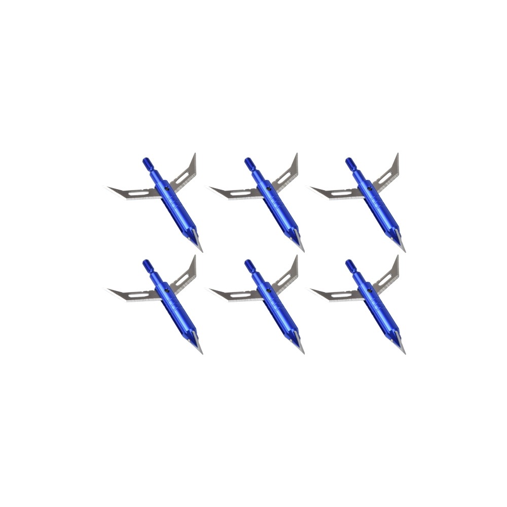 3-BLADES HUNTING BROADHEADS - 6 PCS SET (JX-241)