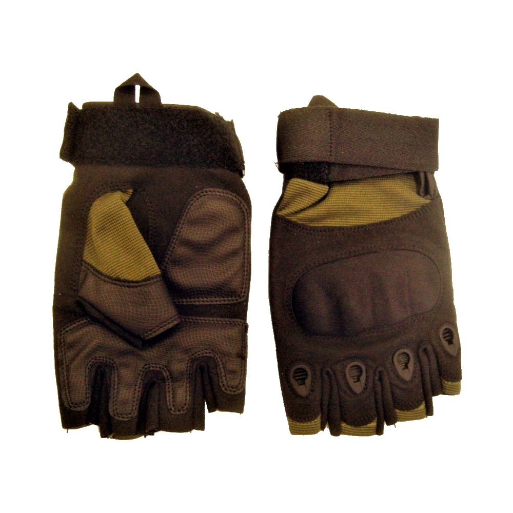 ROYAL HALF FINGERS GLOVES GREEN MEDIUM (GL25VM)