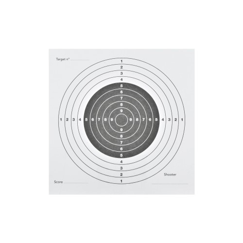 JS-TACTICAL TARGET SHEETS 14 X 14 WHITE 100 PIECES (WO-TG01W)