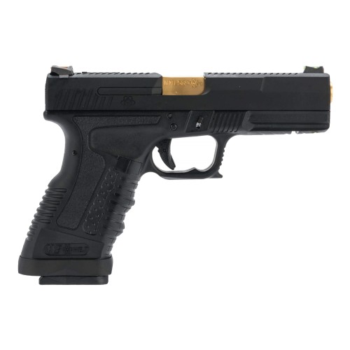 WE GAS PISTOL GP1799 T1 BLACK/GOLD (WGP-1)