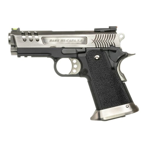 WE GAS PISTOL HI-CAPA 3.8 WET-3 DEINONYCHUS SILVER (WH8WET-3)