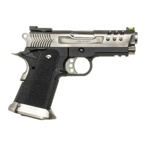 WE PISTOLA A GAS HI-CAPA 3.8 WET-3 DEINONYCHUS SILVER (WH8WET-3)