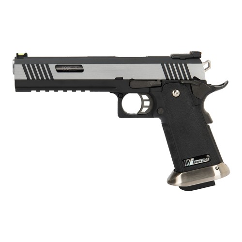 WE GAS PISTOL HI-CAPA 6.0 I-REX B SILVER / SILVER BARREL (WH18B2-2TSV)