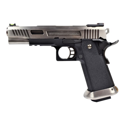 WE GAS PISTOL HI-CAPA 5.1 WET T-REX SILVER (WH1WET-SV)