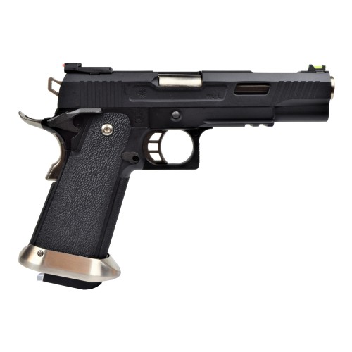 WE GAS PISTOL HI-CAPA 5.1 WET T-REX BLACK (WH1WET-BK)