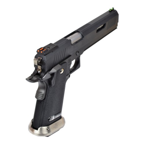 WE GAS PISTOL HI-CAPA 6.0 I-REX B BLACK / SILVER BARREL (WH18B2-BKSV)