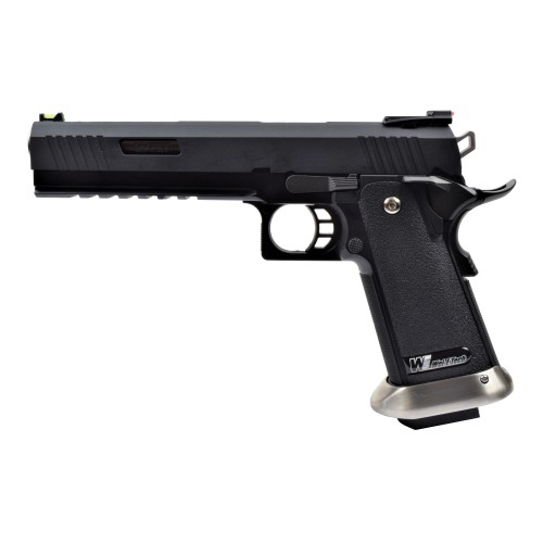 WE GAS PISTOL HI-CAPA 6.0 I-REX BLACK / SILVER BARREL (WH18A2-BKSV)