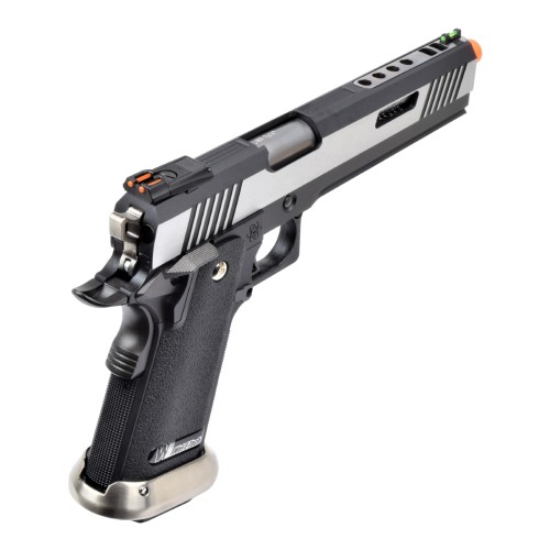 WE GAS PISTOL HI-CAPA 6.0 I-REX SILVER / SILVER BARREL (WH18A2-2TSV)