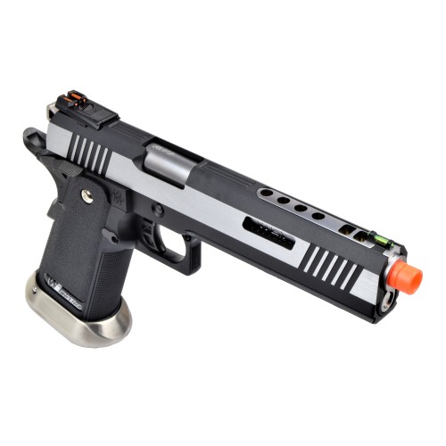 WE GAS PISTOL HI-CAPA 6.0 I-REX SILVER / SILVER BARREL (WH18A2-2TSV)