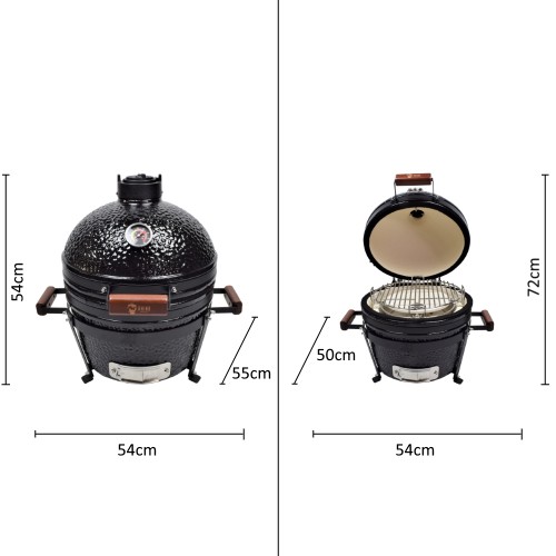 RHINO KAMADO S BLACK (RHINO-S-B)