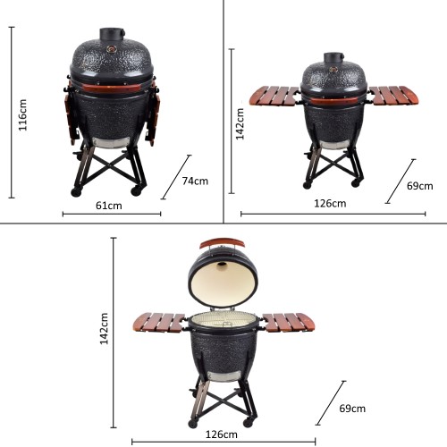 RHINO KAMADO L GREY (RHINO-L-G)