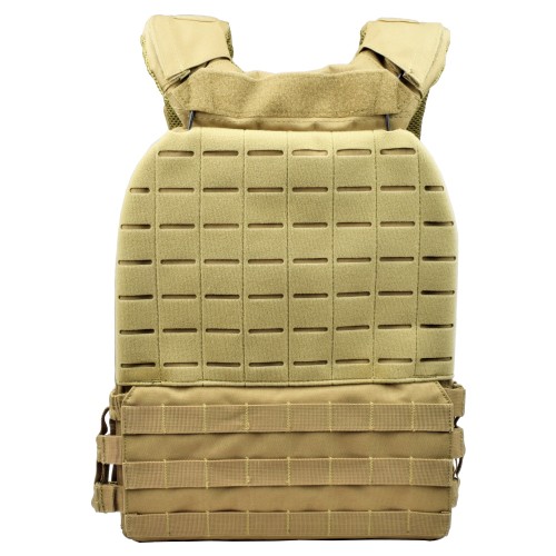 EXAGON TACTICAL VEST PLATE CARRIER DARK EARTH (EX-VT473T)