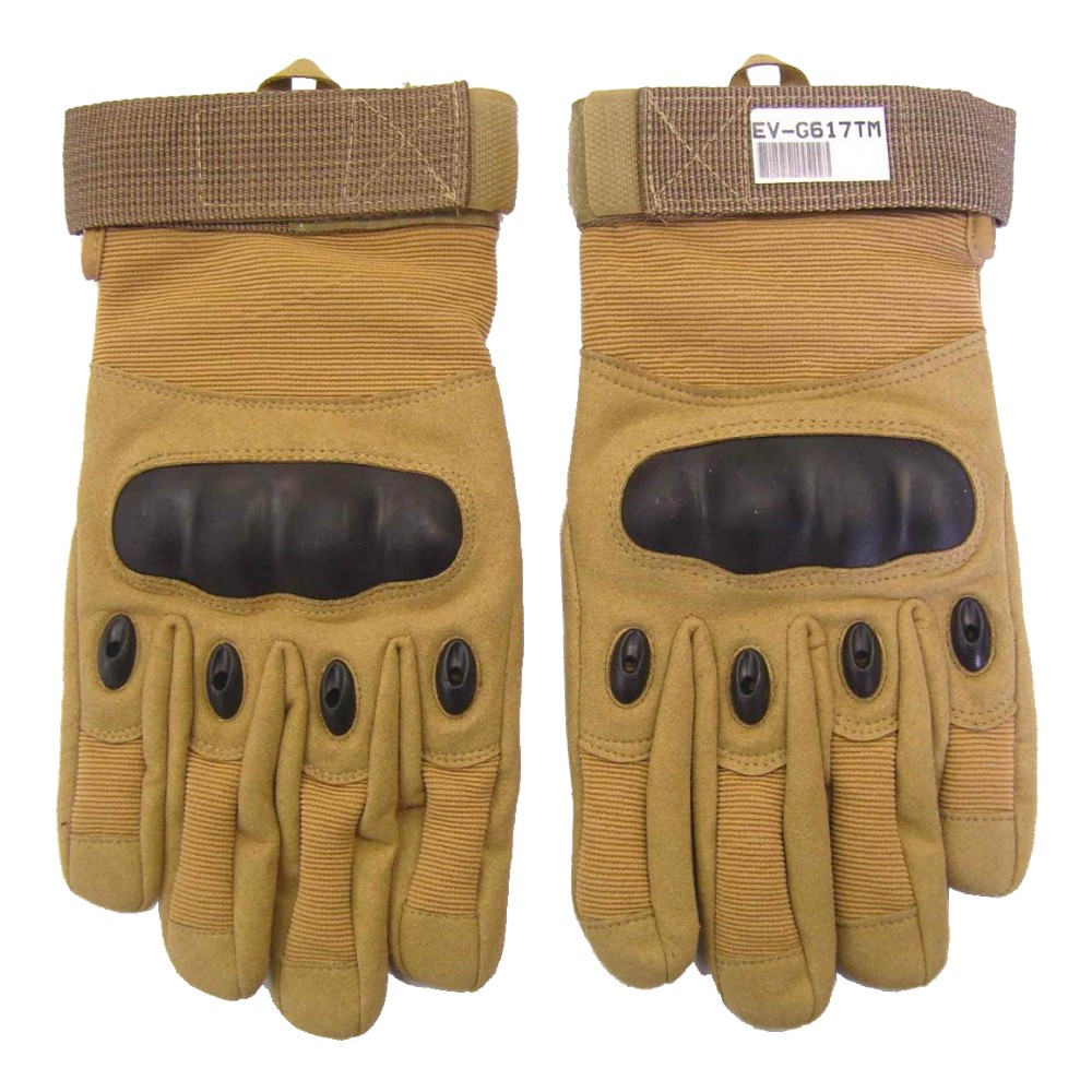 GLOVES TAN COLOR MEDIUM SIZE (EV-G617TM)