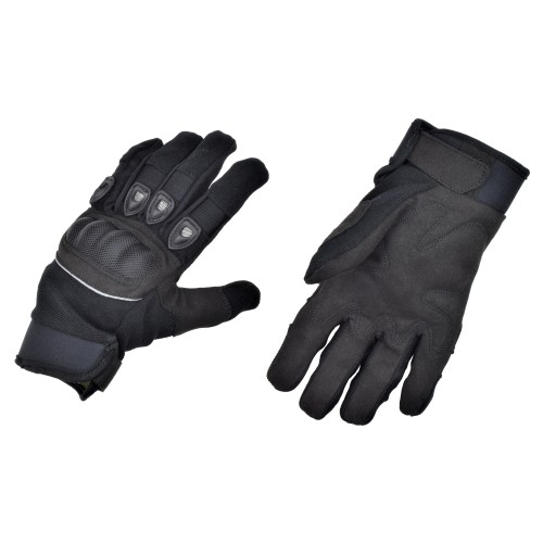 JS-TACTICAL WARRIOR TACTICAL GLOVES 130 BLACK M SIZE (JSWAR-GL30-BM)