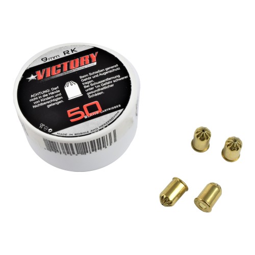 VICTORY BLANK CARTRIDGES .380 (9mm R.K.) 50pcs (PG-B105)