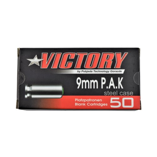 VICTORY CARTUCCE A SALVE 9mm PAK ZINCATE 50pz (PG-B143)