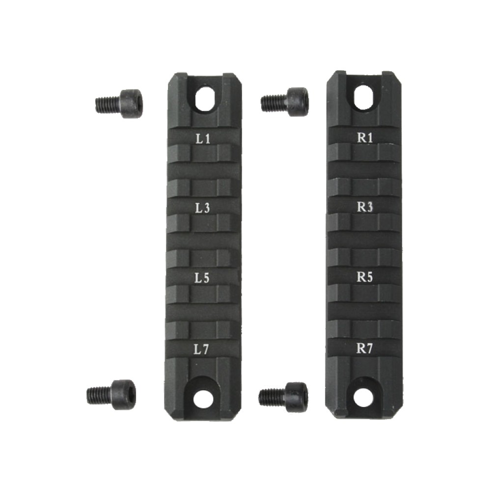 BIGDRAGON STANDARD 20mm RAILS FOR G36 BLACK (BD-0282B)