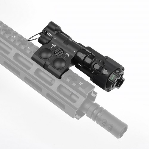 WADSN AIMING DEVICE RED/IR LASER WITH WHITE/IR LED BLACK (WD6075-B)