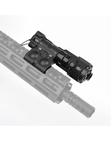 WADSN AIMING DEVICE RED/IR LASER WITH WHITE/IR LED BLACK (WD6075-B ...