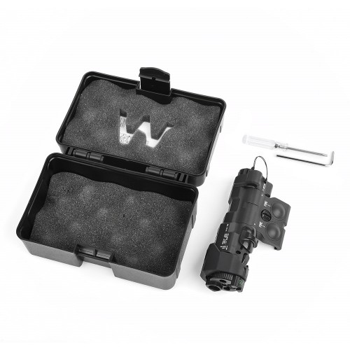 WADSN AIMING DEVICE RED/IR LASER WITH WHITE/IR LED BLACK (WD6075-B)
