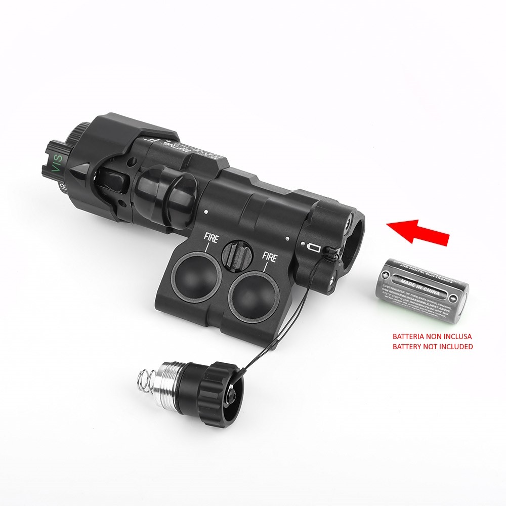 WADSN AIMING DEVICE RED/IR LASER WITH WHITE/IR LED BLACK (WD6075-B ...