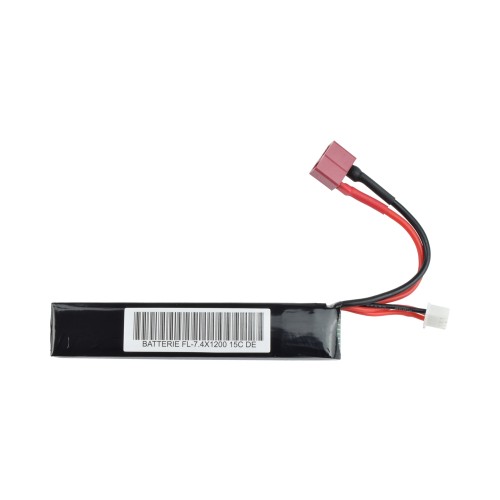 FUEL BATTERIA LI-PO 7.4V X 1200MAH 15C STICK DEANS (FL-7.4X1200-DE)