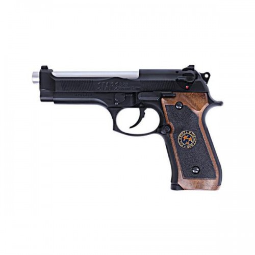 WE GAS PISTOL M92 BIOHAZARD BLACK (W2058B)