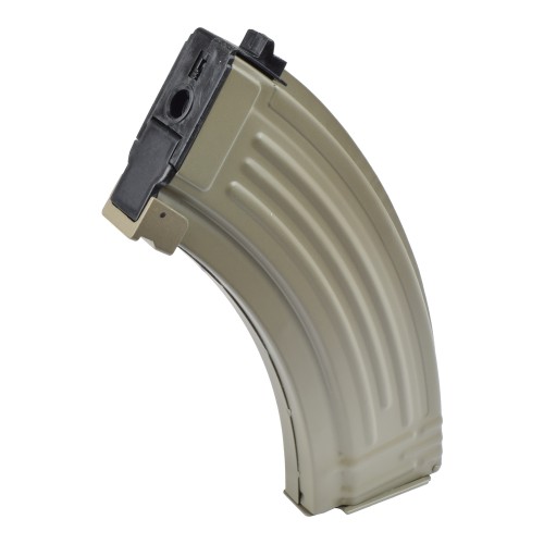 JS-TACTICAL HI-CAP 500 ROUNDS MAGAZINE WITH CORD FOR AK TAN (JS-CARK47T)