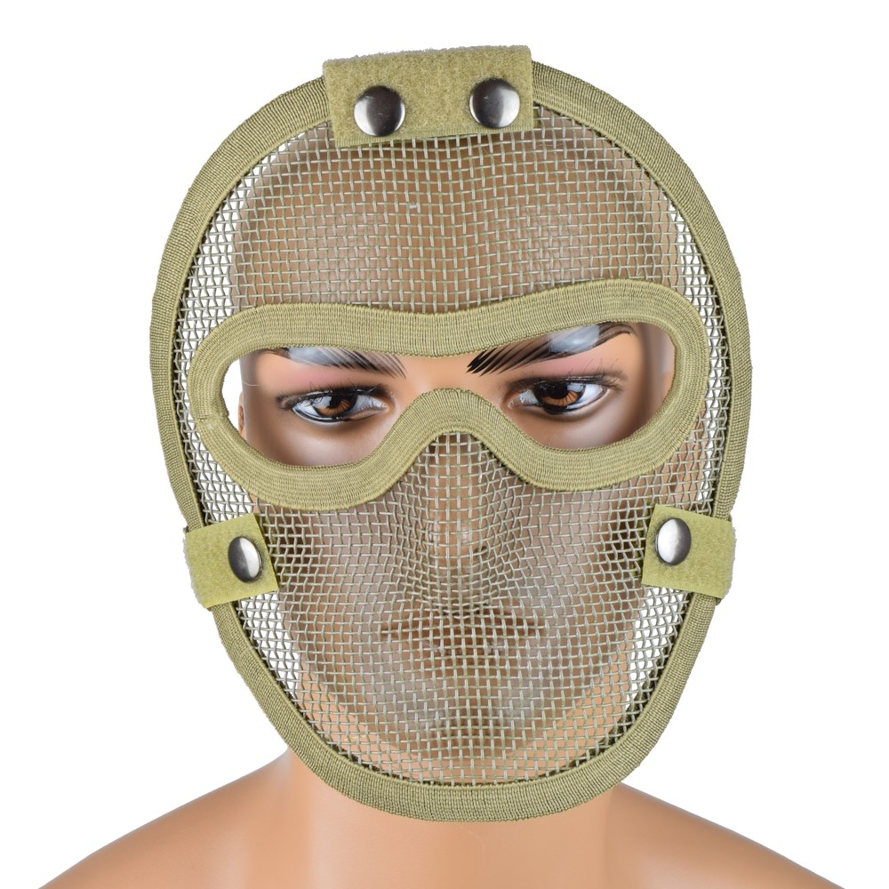 ROYAL MASCHERA CON RETE METALLICA TAN (KR003T)