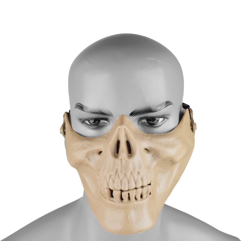 ROYAL HALF-FACE SKULL MASK TAN (KR005T)