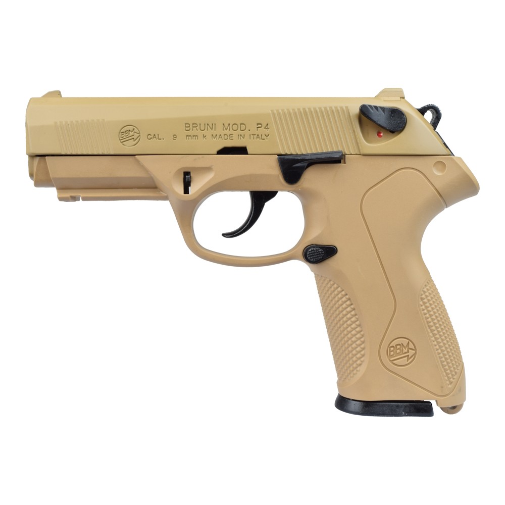 BRUNI PISTOLA A SALVE P4 CALIBRO 9MM DESERT (BR-2601D)