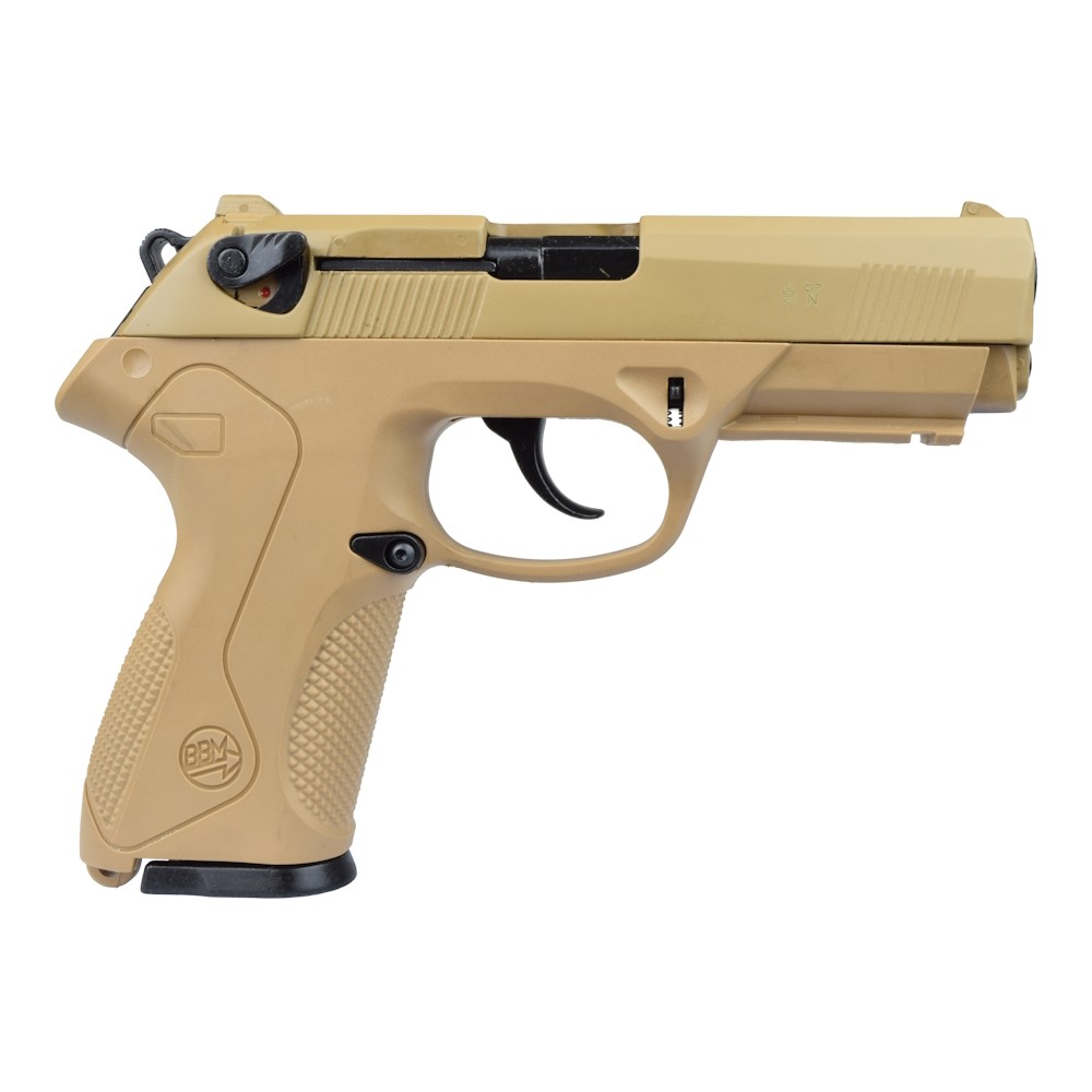BRUNI TOP FIRING BLANK PISTOL P4 CALIBER 9MM DESERT (BR-2601D) | Jolly ...
