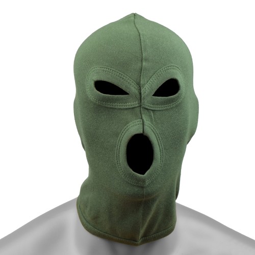 ROYAL 3 HOLES BALACLAVA GREEN (DG06V)