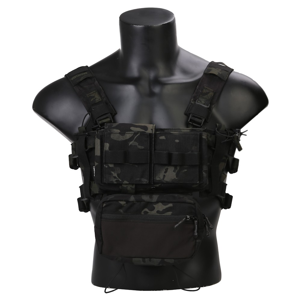 EMERSONGEAR TACTICAL CHEST RIG MULTICAM BLACK (EM2961MCBK) | Jolly Softair