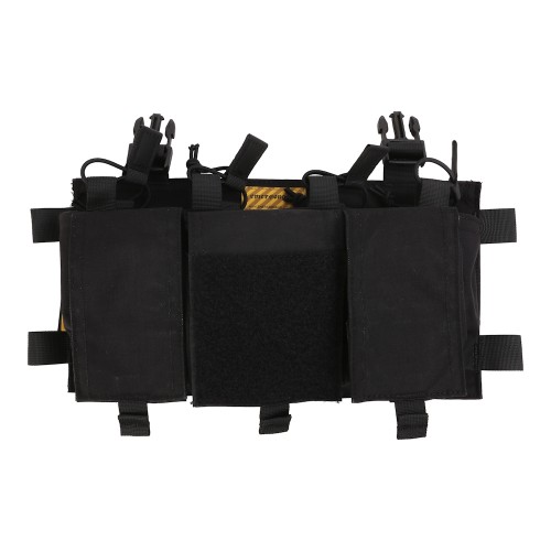 EMERSONGEAR TRIPLA TASCA PORTA CARICATORI 5.56 PER CHEST RIG NERA (EM7367BK)