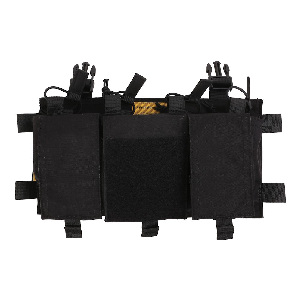 EMERSONGEAR TRIPLE MAGAZINES POUCH FOR CHEST RIG BLACK (EM7367BK)