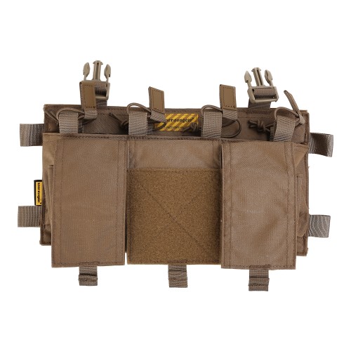 EMERSONGEAR TRIPLE MAGAZINES POUCH FOR CHEST RIG COYOTE BROWN (EM7367CB)