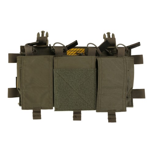 EMERSONGEAR TRIPLA TASCA PORTA CARICATORI 5.56 PER CHEST RIG RANGER GREEN (EM7367RG)