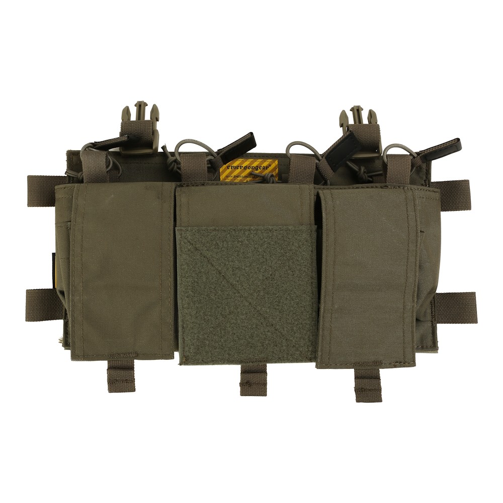 EMERSONGEAR TRIPLE MAGAZINES POUCH FOR CHEST RIG RANGER GREEN (EM7367RG ...