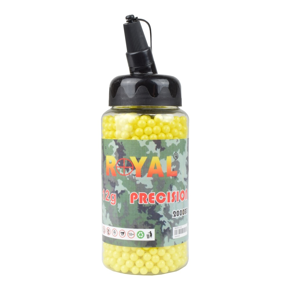 ROYAL BALL PELLETS 0.12G 2000 PIECES YELLOW (BB 2000 0,12)