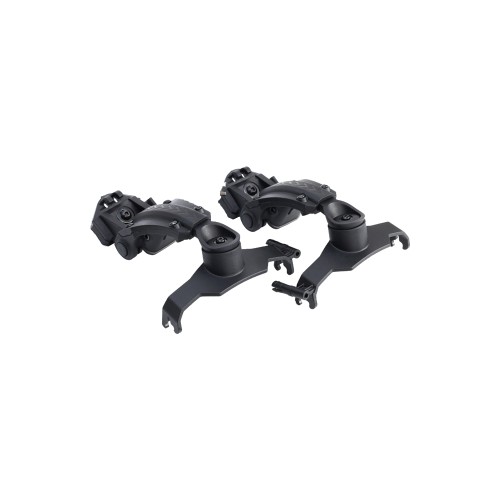 ZTAC TACTICAL COMTAC HEADSET BRACKETS FOR ARC RAILS BLACK (EL-ID102B)