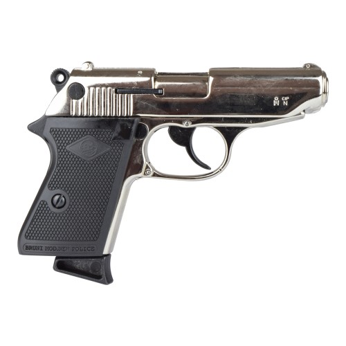 BRUNI PISTOLA A SALVE NEW POLICE CALIBRO 9MM SILVER (BR-2001N)