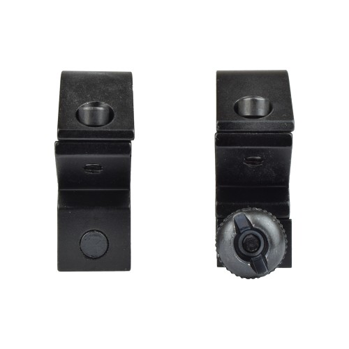 JS-TACTICAL SHORT RINGS MOUNT 1" FOR STANDARD 20mm RAILS BLACK (JS-M2009)