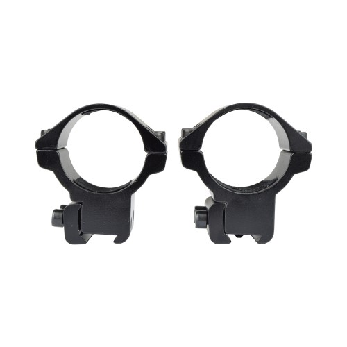 ROYAL SHORT RINGS 30mm FOR 11mm RAILS BLACK (M3011L)