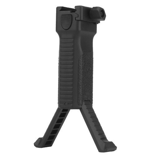 WOSPORT GRIP WITH EXTENSIBLE BIPOD BLACK (WO-EX052)