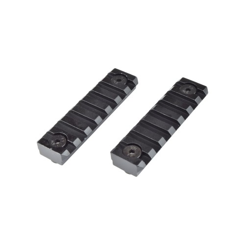 JS-TACTICAL SLITTA STANDARD 20mm 7 SLOTS PER M-LOK NERO - 2 PEZZI (JS-MLR7)