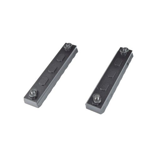 JS-TACTICAL SLITTA STANDARD 20mm 9 SLOTS PER M-LOK NERO - 2 PEZZI (JS-MLR9)